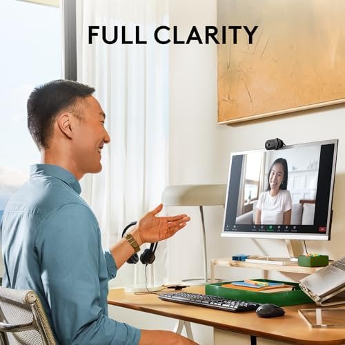 Logitech Brio 101 Full HD 1080p Webcam Made for Meetings and Works 2