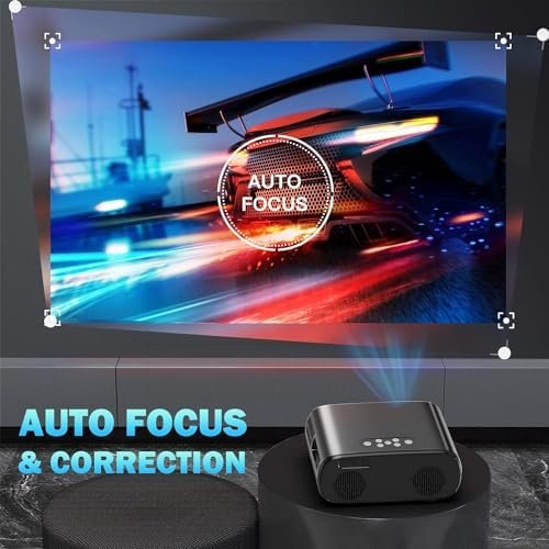 Projector with WiFi-6 and Bluetooth 5.2, 680 ANSI Portable Outdoor 2
