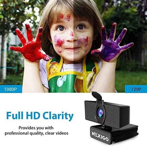 NexiGo N60 1080P Webcam with Microphone, Adjustable FOV, Zoom, Software Control 7