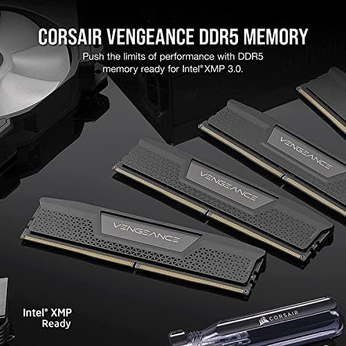 CORSAIR VENGEANCE DDR5 RAM 64GB (2x32GB) 5200MHz CL40 Intel XMP iCUE Compatible 2