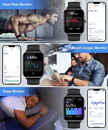 Smart Watch for Men Women with Bluetooth Call, Alexa Built-in1.8 DIY Dial 4