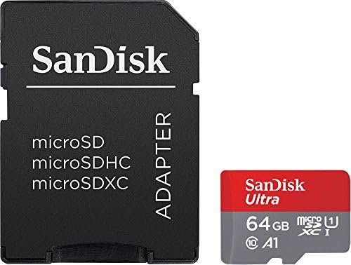 SanDisk 64GB Ultra MicroSDXC UHS-I Memory Card with Adapter 3