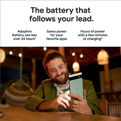 Google Pixel 6a – 5G Android Phone – Unlocked Smartphone with 12 Megapixel 3