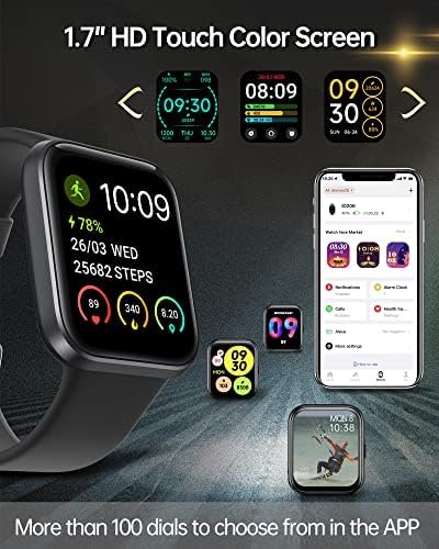VRPEFIT Smart Watch for Men and Women[Answer/Make Call], 1.7/” Touchscreen 7
