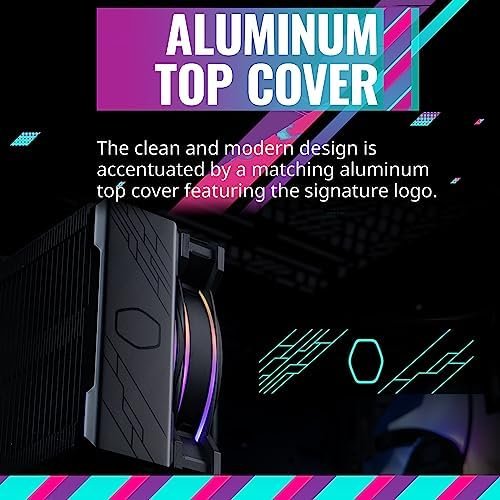 Cooler Master Hyper 212 Halo Black CPU Air Cooler, MF120 Halo² Fan, Dual Loop 8