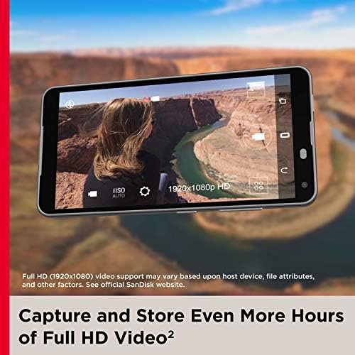 SanDisk 128GB Ultra microSDXC UHS-I Memory Card with Adapter – 120MB/s 4