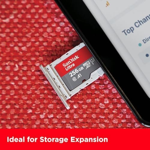 SanDisk 256GB Ultra microSDXC UHS-I Memory Card with Adapter – Up to 150MB/s 4