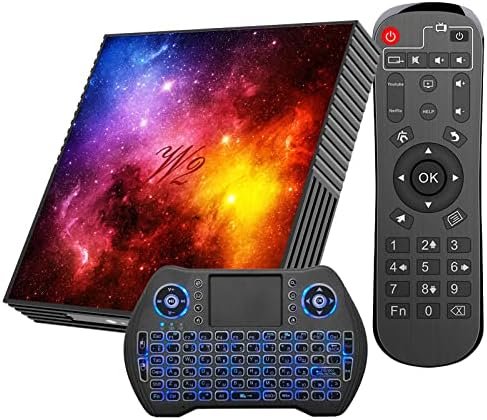 Android TV Box 4GB RAM 128GB ROM Upgraded W2 Mali-G31 2.4G/5G Dual WiFi