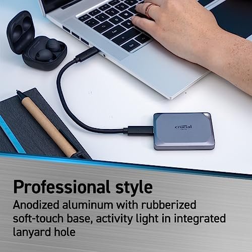Crucial X9 Pro 1TB Portable SSD – Up to 1050MB/s Read and Write 6