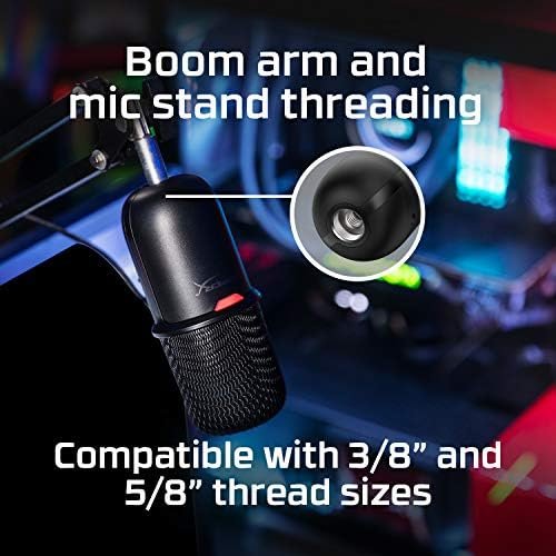 HyperX SoloCast – USB Condenser Gaming Microphone, for PC, PS4, PS5 and Mac 5