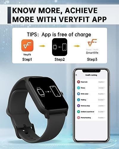 Smart Watch for Men Women, Answer Make Call, Alexa Built-in, 1.8″ Touch Screen 9