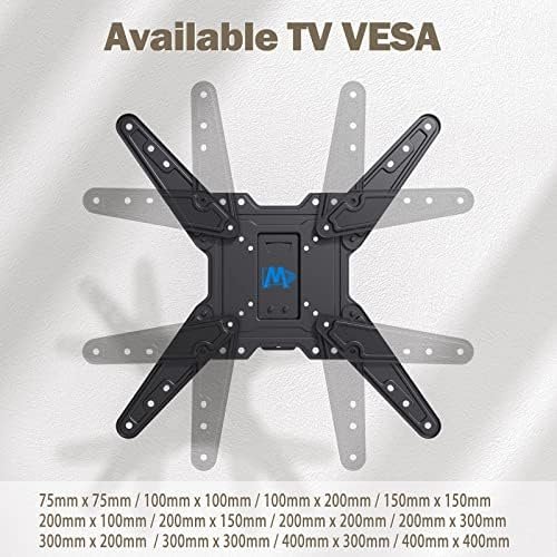 Mounting Dream TV Wall Mount for Most 26-55 Inch TVs, Full Motion TV Mount with 8