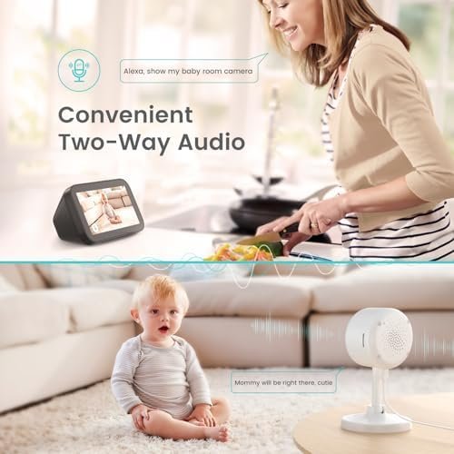 Indoor Camera, litokam Cameras for Home Security with Night Vision, Pet Camera 7
