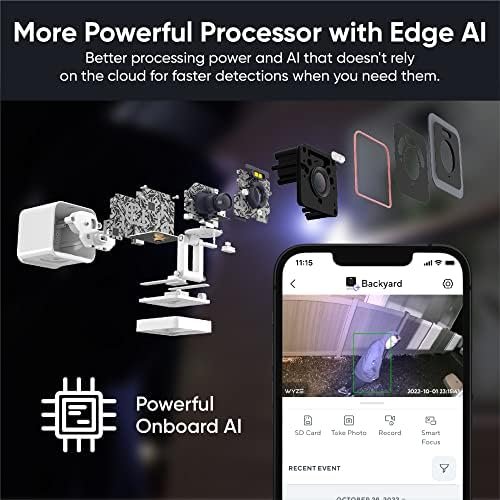 WYZE Cam v3 with Color Night Vision, Wired 1080p HD Indoor/Outdoor Video Camera 2