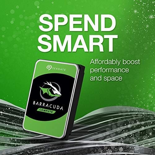 Seagate ST8000DMZ04 BarraCuda 8TB Internal Hard Drive HDD – 3.5 Inch Sata 6 Gb/s 5