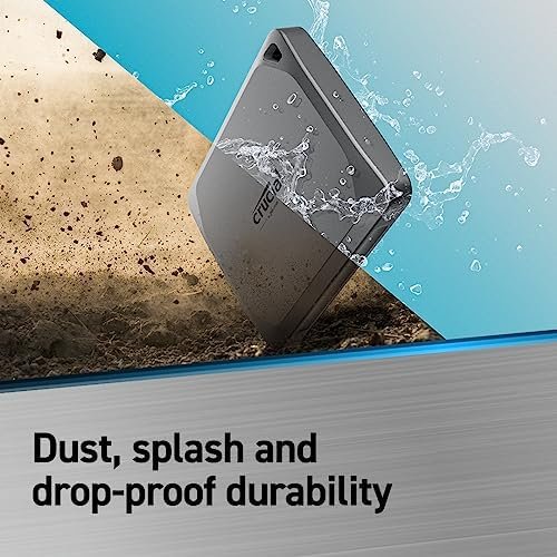 Crucial X9 Pro 1TB Portable SSD – Up to 1050MB/s Read and Write 3