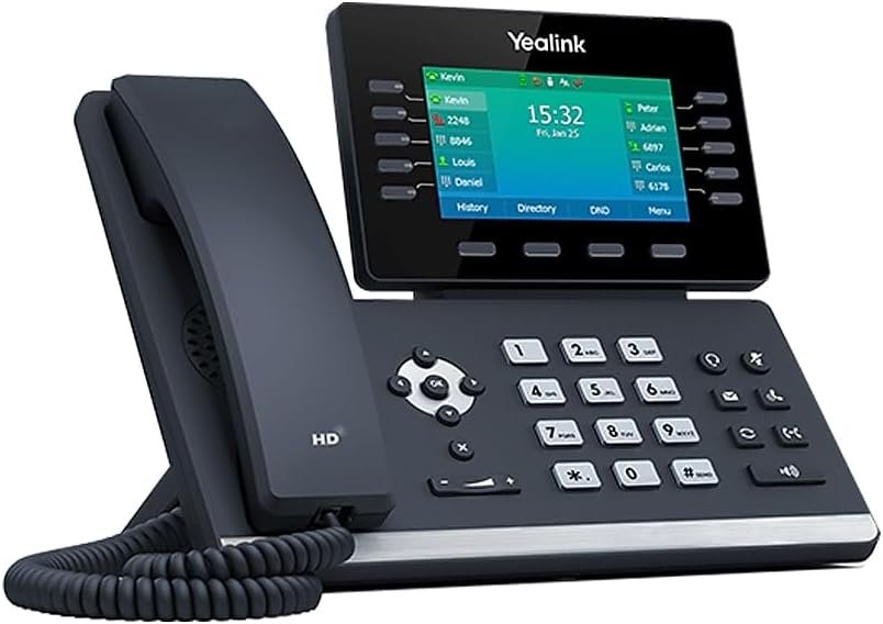Yealink SIP-T54W IP Phone – Corded/Cordless 3
