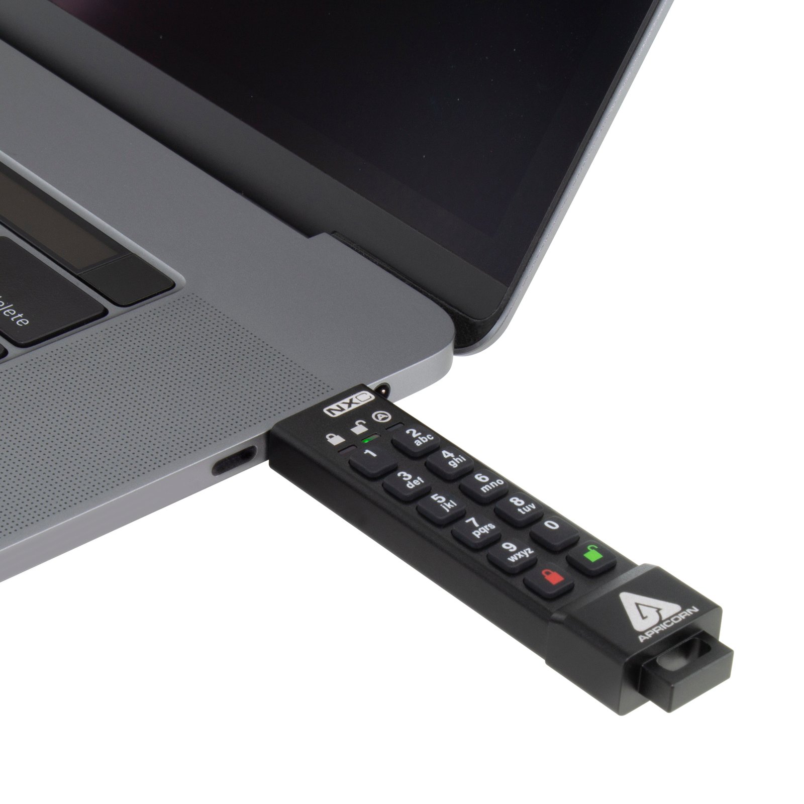 Apricorn 128GB Aegis Secure Key 3 NXC 256-Bit Hardware-Encrypted USB 3.2 Type C Flash Drive 2