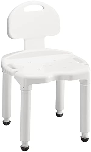 Carex Bath Seat And Shower Chair With Back For Seniors, Bath Chair For Elderly