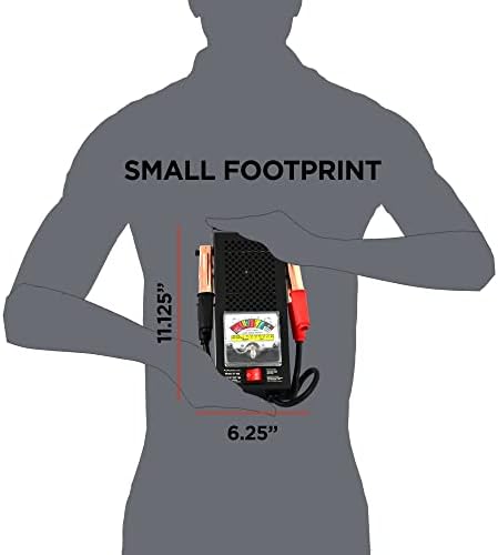 Schumacher BT-100 Battery Load Tester and Voltmeter – 100 Amp, Black 7
