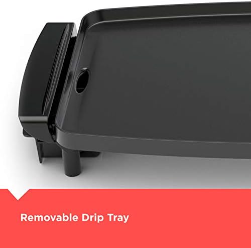 BLACK+DECKER Electric Griddle with Removable Temperature Probe, Indoor Grill 5