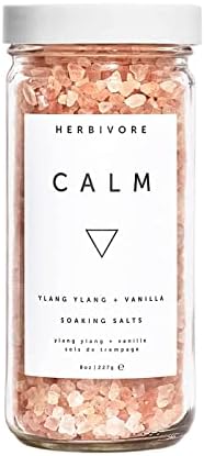 HERBIVORE Calm Soaking Bath Salts – Natural Himalayan Pink Salt