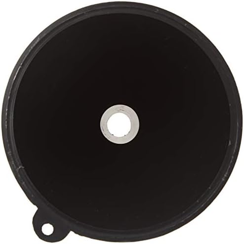 LUMAX LX-1602 Black 16 oz. (480 mL) Plastic Funnel, Flexible 2