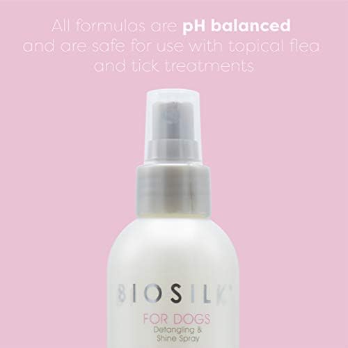 BioSilk for Dogs Silk Therapy Detangling Plus Shine Mist for Dogs 3