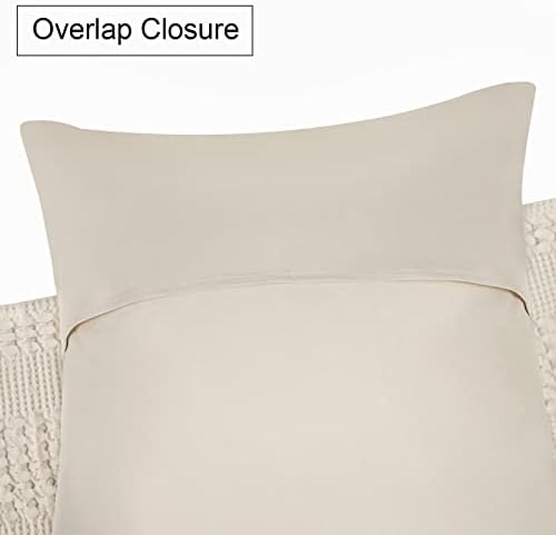 PHF 100% Cotton Waffle Weave Euro Sham Covers, 2 Pack 26″ x 26″ Pillow Covers 5