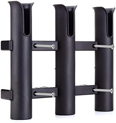 BigTron Fishing Rod Holder Bracket, Tube 3 Rod Rack, Fishing Rod for Boat Kayak Garage 3