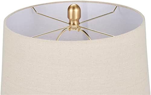 Nourison 23″ Earth Brown Rustic Ceramic Jar Table Lamp for Bedroom 7