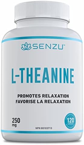 High Potency L-Theanine 250mg (Bonus Size 120 Capsules) - Relaxation, Stress