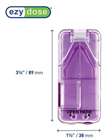EZY DOSE Pill Cutter and Splitter with Dispenser, Daily Usage, Safely Cut Pills 2