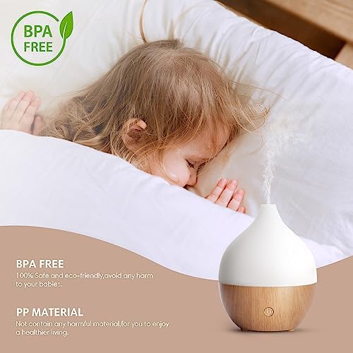 SALKING Essential Oil Diffuser, 100ml Small Aromatherapy Diffuser, Ultrasonic 6