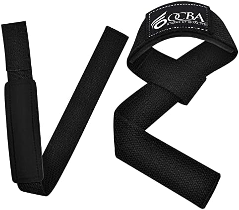 OCBA Wrist Straps Wraps for Weightlifting Heavy Duty Wrist Wraps Cotton Padded 7
