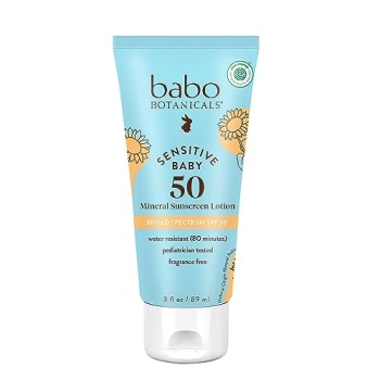 Babo Botanicals Baby Skin Mineral Sunscreen Lotion SPF 50 Broad Spectrum