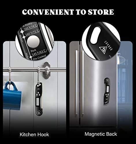 Meat Thermometers, DOQAUS Instant Read Food Thermometers for Cooking 9
