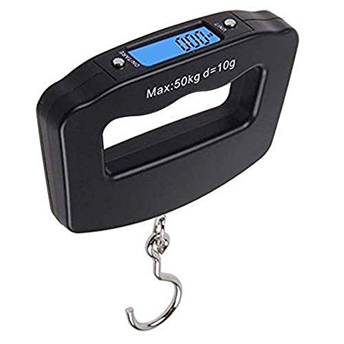 Briskyloom LCD Display Portable Bag Scales Hanging Hook Scale for Fishing Travel 8