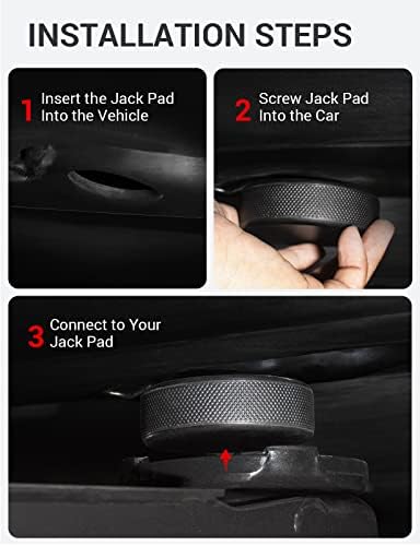 BASENOR Tesla Model 3/Y/S/X Jack Pad Lifting Pucks Jack Lift Pad Adapter Tool 8
