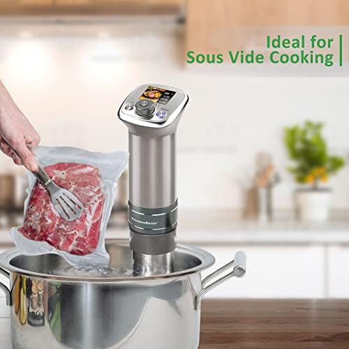 Food Vacuum Sealer Bag Rolls: KitchenBoss 6 Rolls Food Saver Bags 6