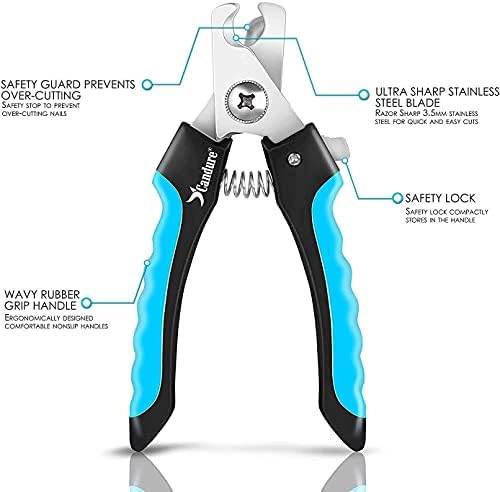 Candure Dog Nail Clippers Professional Pet Nail Clipper Suitable 3