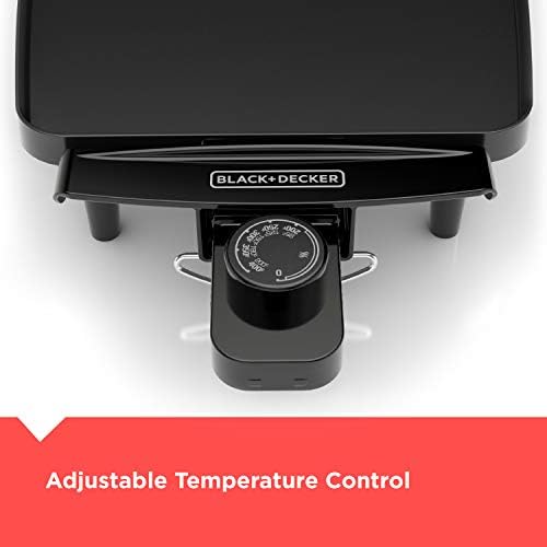 BLACK+DECKER Electric Griddle with Removable Temperature Probe, Indoor Grill 3