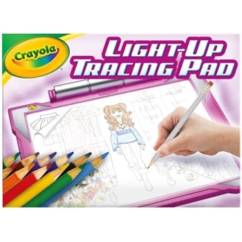 Crayola Light Up Tracing Pad - Pink, Drawing Pads for Kids, Kids Toys, Light