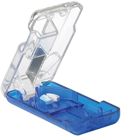 EZY DOSE Pill Cutter and Splitter with Dispenser, Daily Usage, Safely Cut Pills