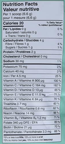 SUBI RAW Greens Superfood Powder NOT FLAVOURED DAILY VEGETABLE REPLACEMENT 10