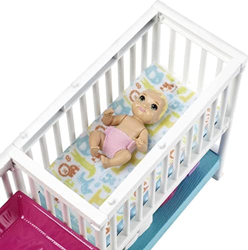 Barbie Skipper Babysitters Inc Dolls & Playset, Nap ‘n Nurture Nursery 5