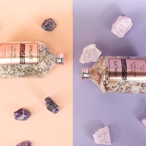 SpaLife Soothing Petal-Infused Effervescent Mineral Bath Salts – 2 Pack 17.6 oz. 3