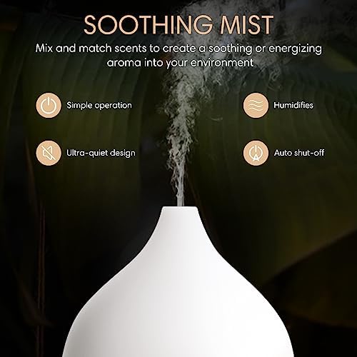 SALKING Essential Oil Diffuser, 100ml Small Aromatherapy Diffuser, Ultrasonic 3
