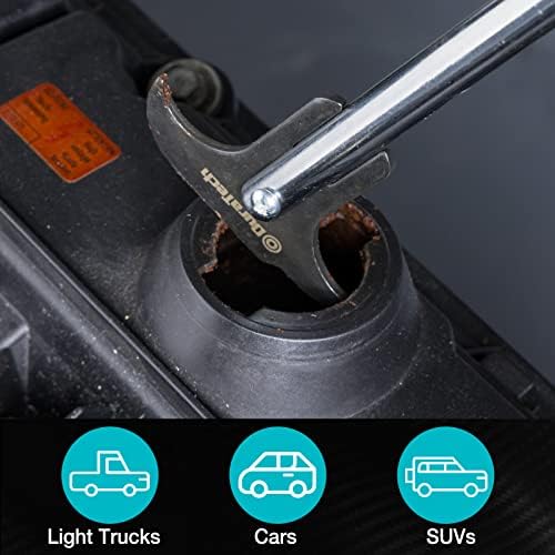 DURATECH Seal Puller with Extra Blade, Heat Treated Steel, Dual Hook Tips 6