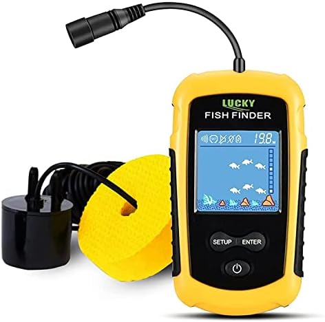 LUCKY Kayak Portable Fish Depth Finder Water Handheld Fish Finder Sonar Castable Kayak